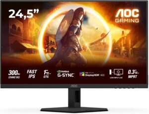 Alternative view of Monitor AOC 25G4SRE 60,96 cm (24") FHD 5 ms - Na zalogi