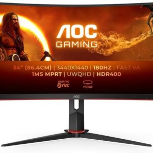 Alternative view of Monitor AOC CU34G2XP 86,36 cm (34″) UWQHD 1 ms - Na zalogi