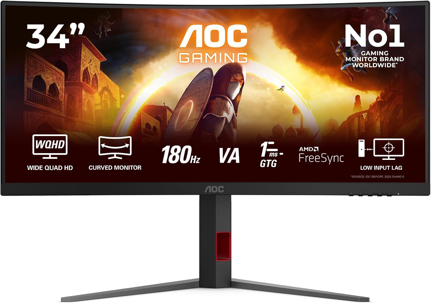 Monitor AOC CU34G4 86,36 cm (34″) UWQHD 1ms - Na zalogi - slika 2