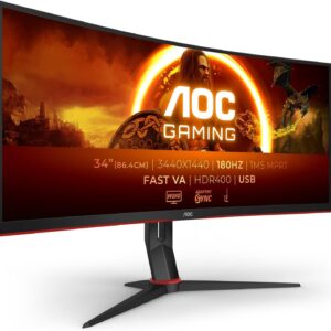 36 cm (34″) UWQHD 1 ms