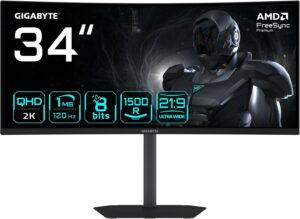 36 cm (34″) UWQHD 3440x1440