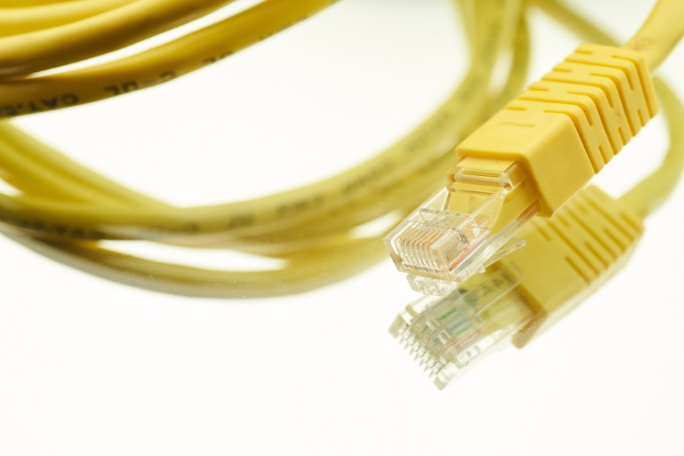 Omrežni kabel UTP s priključkom RJ45