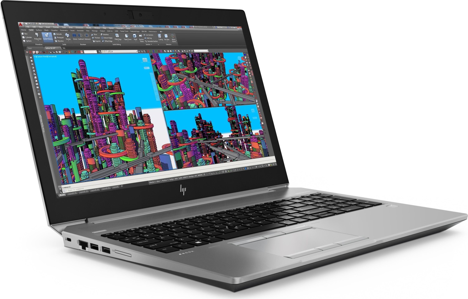 Prenosnik HP ZBOOK 17 G5 Touch / i7 / Quadro P3200 / RAM 32 GB / 512GB SSD / 17,3″ 4K - Na zalogi - slika 3